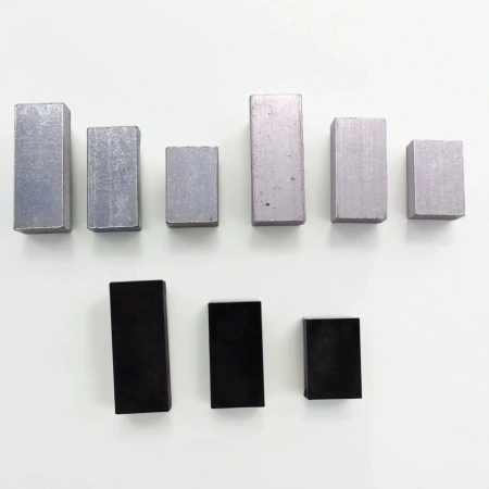 Набор тел равного объема (сталь, алюминий, пластик) бруски, 3 набора